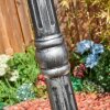 Lignac lamp post, path light black, silver, 1-light source