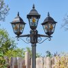 Naofe lamp post, path light black, 3-light sources