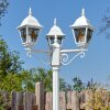 Naofe lamp post, path light white, 3-light sources
