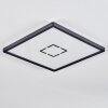 Simonstorp ceiling light, Panel LED black, white, 1-light source