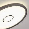 Simonstorp ceiling light, Panel LED black, white, 1-light source