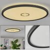 Simonstorp ceiling light, Panel LED black, white, 1-light source