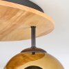 Ripoll ceiling light, globe light Ecru, black, 3-light sources