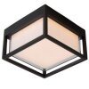 Lucide SINGA Outdoor Wall Light LED black, 1-light source