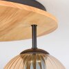 Koyoto ceiling light, globe light 40 cm Ecru, black, 3-light sources