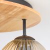 Ripoll ceiling light, globe light Ecru, black, 3-light sources