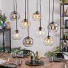 Koyoto hanging light, globe light, pendant light Amber, clear, Smoke-coloured, 8-light sources