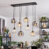 Koyoto hanging light, globe light, pendant light Amber, clear, Smoke-coloured, 8-light sources