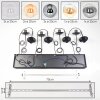 Gastor hanging light, globe light, pendant light Amber, clear, Smoke-coloured, 8-light sources