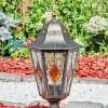 Hongkong pedestal light, path light brown, gold, 1-light source