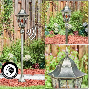 Hongkong path light brown, gold, 1-light source, Motion sensor