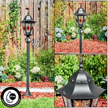 Hongkong path light black, 1-light source, Motion sensor