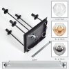 Ripoll ceiling light, globe light Amber, clear, Smoke-coloured, 5-light sources