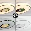 Loron ceiling light, Panel LED silver, white, 1-light source