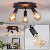 Geira ceiling light, ceiling spotlight black, 3-light sources