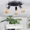 Geira ceiling light, ceiling spotlight black, 3-light sources