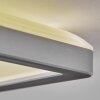 Simonstorp ceiling light, Panel LED silver, white, 1-light source