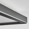 Simonstorp ceiling light, Panel LED black, white, 1-light source
