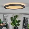 Xarel ceiling light, Panel LED black, 1-light source
