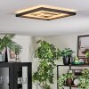 Ilyan ceiling light, Panel LED black, 1-light source