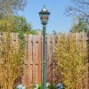 Hongkong lamp post, path light green, black, 1-light source