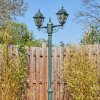 Naofe lamp post, path light green, black, 2-light sources