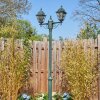 Naofe lamp post, path light green, black, 2-light sources