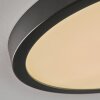 Isela ceiling light, Panel LED black, 1-light source