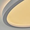 Xarel ceiling light, Panel LED white, 1-light source