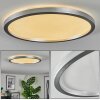 Xarel ceiling light, Panel LED silver, 1-light source
