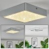 Elmar ceiling light, Panel LED silver, 1-light source