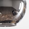 Koyoto hanging light, globe light, pendant light Amber, chrome, clear, Smoke-coloured, 8-light sources