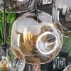 Ripoll hanging light, globe light, pendant light Amber, clear, Smoke-coloured, 8-light sources