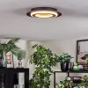 Lidor ceiling light LED black, 1-light source