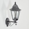 Lignac outdoor wall light, wall light black, silver, 1-light source