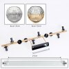 Ripoll ceiling light, globe light gold, black, 10-light sources