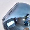Koyoto ceiling light, globe light gold, black, 10-light sources