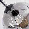 Ripoll hanging light, globe light, pendant light Amber, clear, Smoke-coloured, 4-light sources