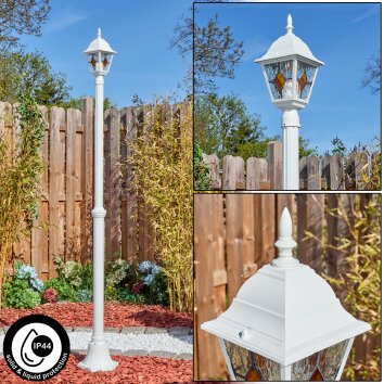 Naofe lamp post, path light white, 1-light source