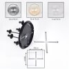 Koyoto ceiling light, globe light 45 cm Amber, clear, Smoke-coloured, 5-light sources