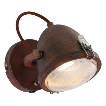 MEXLITE Wall Light brown, 1-light source