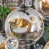 Ripoll hanging light, globe light, pendant light Amber, clear, 8-light sources