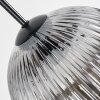 Koyoto hanging light, globe light, pendant light Amber, clear, Smoke-coloured, 8-light sources