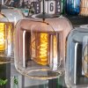 Lauden hanging light, pendant light Amber, blue, green, clear, coppery, 4-light sources