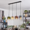 Lauden hanging light, pendant light Amber, blue, green, clear, coppery, 4-light sources