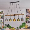 Koyoto hanging light, globe light, pendant light Ecru, black, 5-light sources