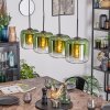 Lauden hanging light, pendant light green, clear, 4-light sources