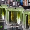 Lauden hanging light, pendant light green, clear, 4-light sources