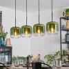 Lauden hanging light, pendant light green, clear, 4-light sources