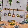 Koyoto hanging light, globe light, pendant light Ecru, black, 5-light sources